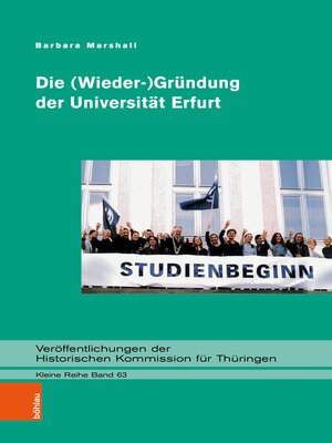 cover image of Die (Wieder-)Gründung der Universität Erfurt